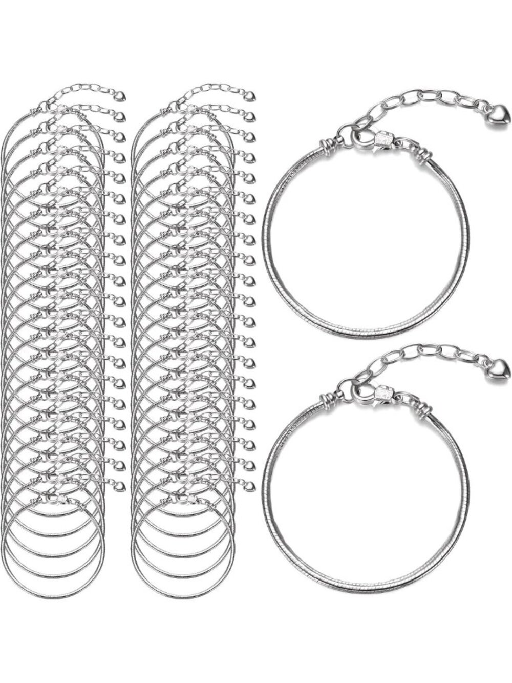 27-Piece Snake Charm Bracelet Set | Unique Charm Bracelets for Women & Teens